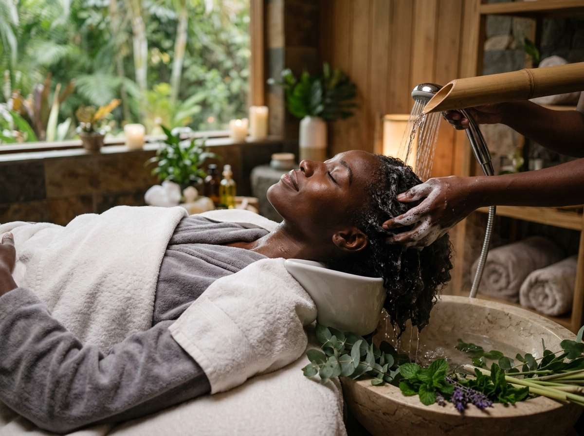 Aromatherapy Scalp Cascade